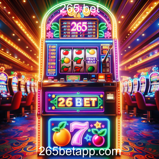 A Emoção das Máquinas Caça-Níqueis no 265 bet